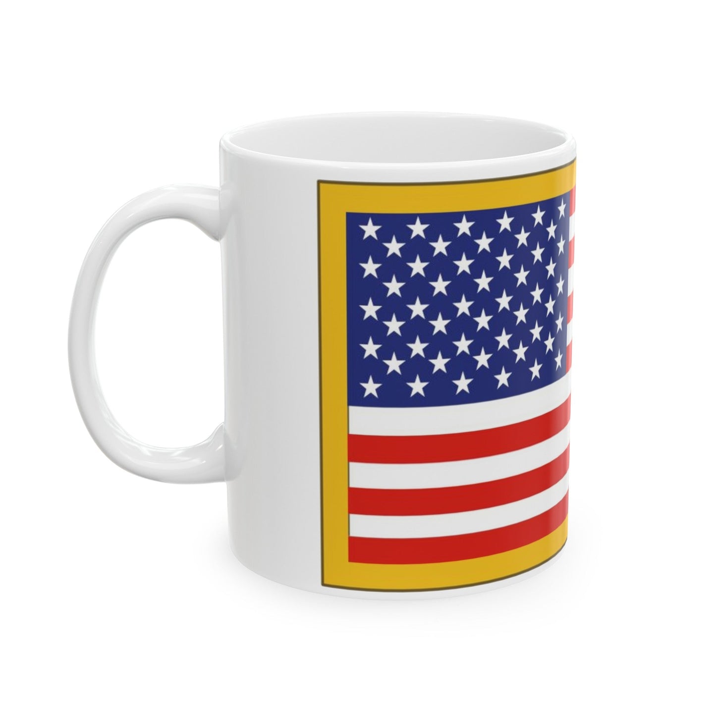 United States Flag.jpg (U.S. Army) White Coffee Mug-The Sticker Space