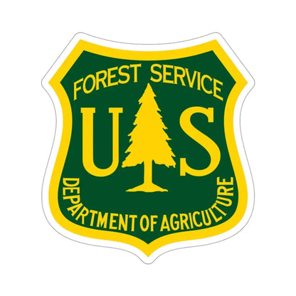 United States Forest Service STICKER Vinyl Die-Cut Decal 3 Inch - The Sticker Space