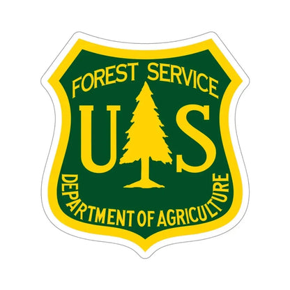 United States Forest Service STICKER Vinyl Die-Cut Decal 4 Inch - The Sticker Space