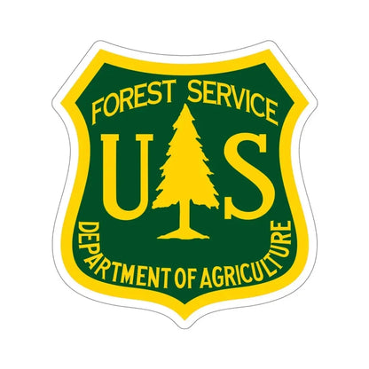 United States Forest Service STICKER Vinyl Die-Cut Decal 5 Inch - The Sticker Space