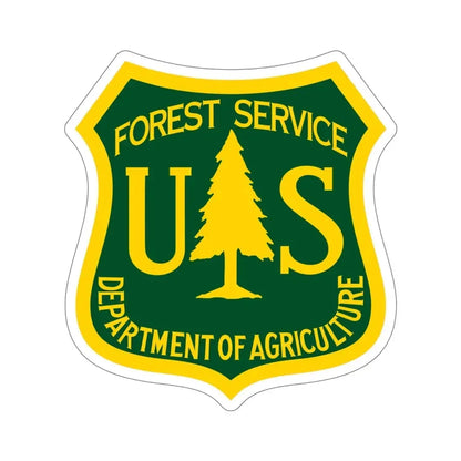 United States Forest Service STICKER Vinyl Die-Cut Decal 6 Inch - The Sticker Space