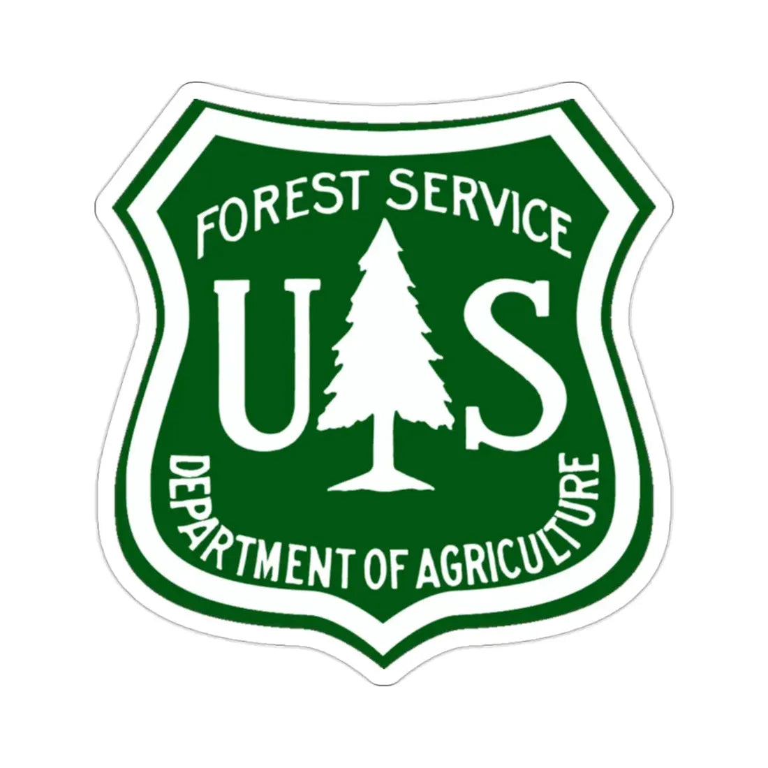 United States Forest Service v3 STICKER Vinyl Die-Cut Decal 2 Inch - The Sticker Space
