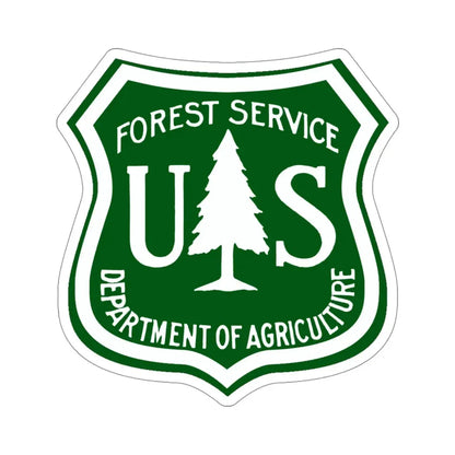 United States Forest Service v3 STICKER Vinyl Die-Cut Decal 4 Inch - The Sticker Space