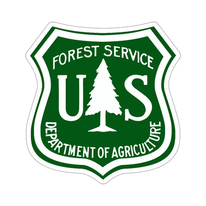 United States Forest Service v3 STICKER Vinyl Die-Cut Decal 4 Inch - The Sticker Space