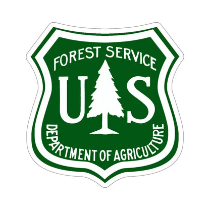 United States Forest Service v3 STICKER Vinyl Die-Cut Decal 5 Inch - The Sticker Space