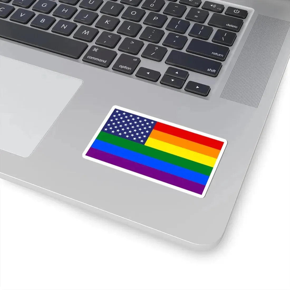 United States Gay Pride flag (United States) STICKER Vinyl Kiss-Cut Decal - The Sticker Space