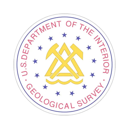 United States Geological Survey STICKER Vinyl Die-Cut Decal 3 Inch - The Sticker Space