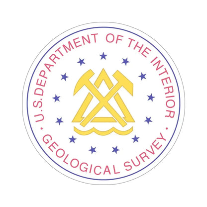 United States Geological Survey STICKER Vinyl Die-Cut Decal 4 Inch - The Sticker Space