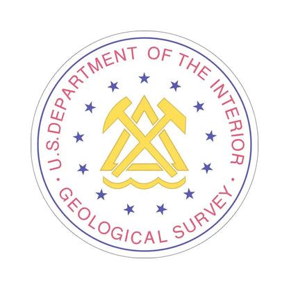 United States Geological Survey STICKER Vinyl Die-Cut Decal 5 Inch - The Sticker Space
