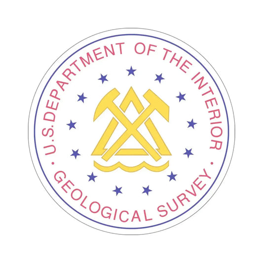 United States Geological Survey STICKER Vinyl Die-Cut Decal 6 Inch - The Sticker Space