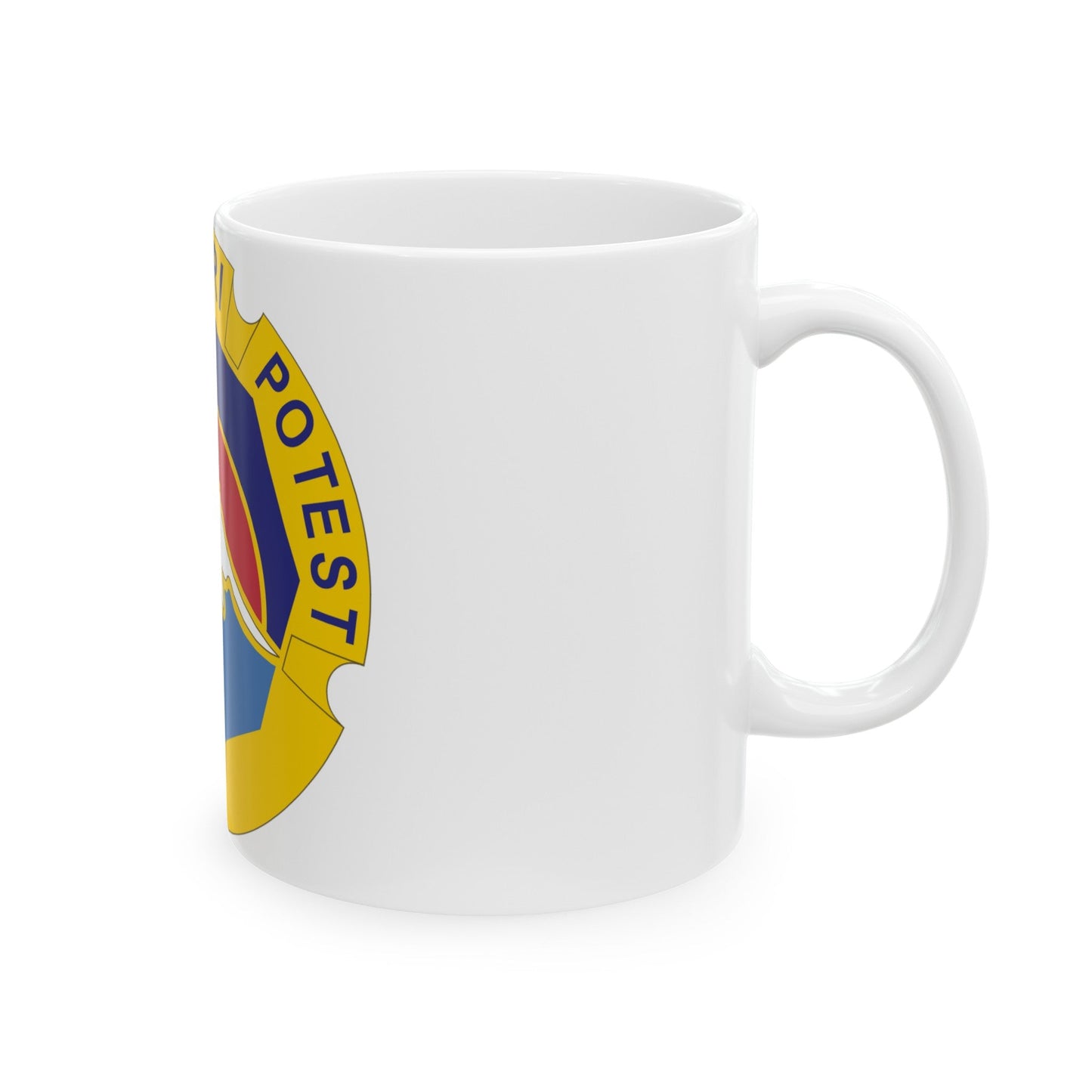 United States Japan distinctive unit insignia (U.S. Army) White Coffee Mug-The Sticker Space