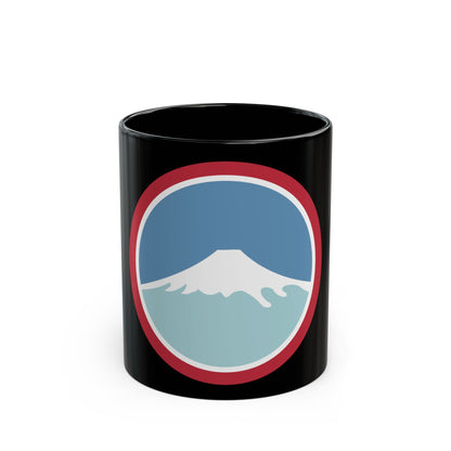 United States Japan Shoulder sleeve insignia (U.S. Army) Black Coffee Mug-11oz-The Sticker Space