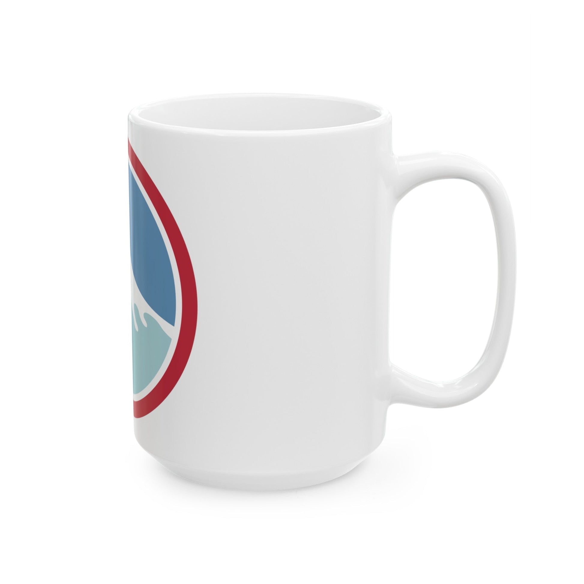 United States Japan Shoulder sleeve insignia (U.S. Army) White Coffee Mug-The Sticker Space