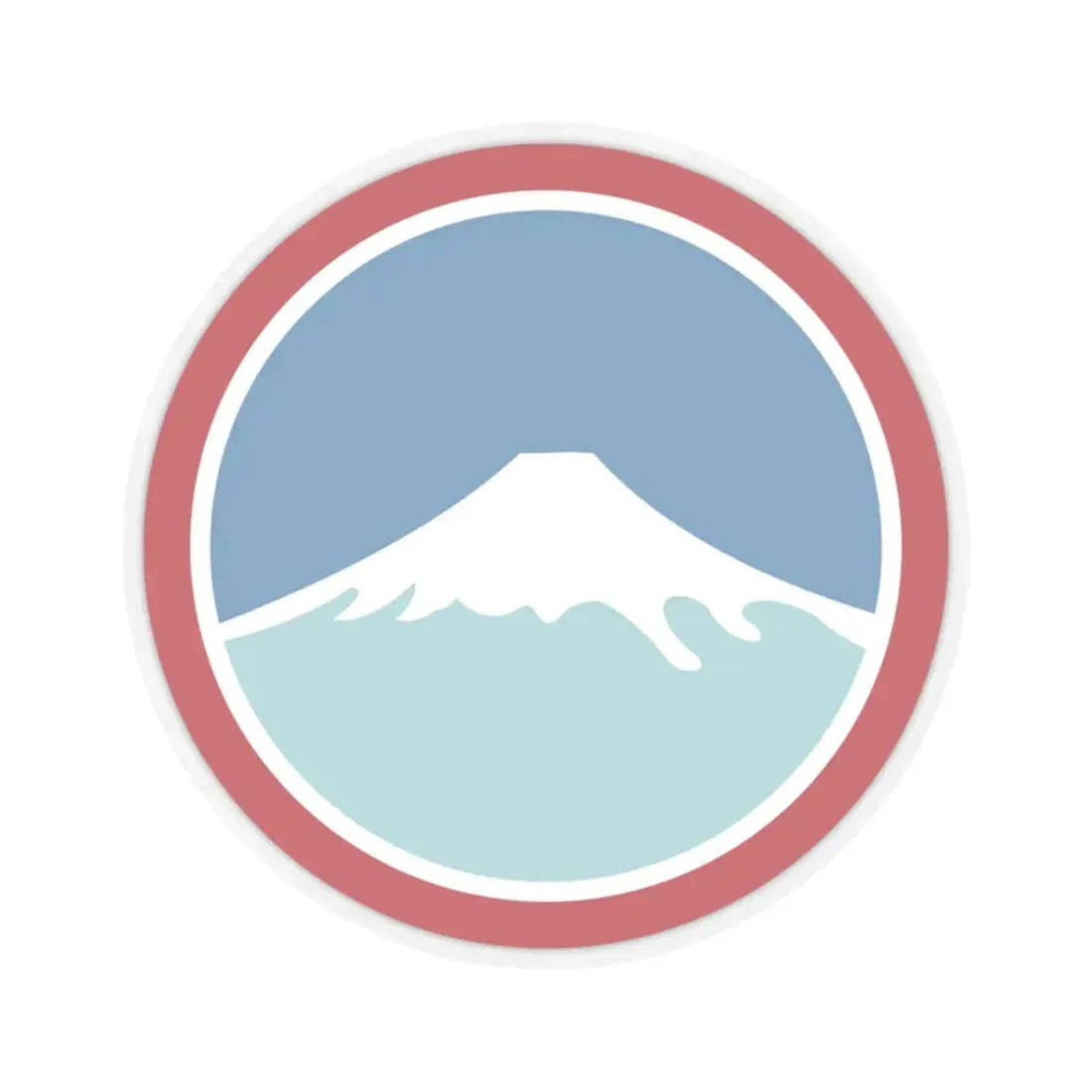 United States Japan Shoulder sleeve insignia (U.S. Army) STICKER Vinyl Kiss-Cut Decal 3 Inch Transparent - The Sticker Space