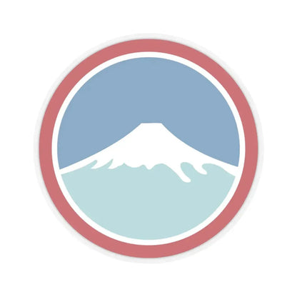 United States Japan Shoulder sleeve insignia (U.S. Army) STICKER Vinyl Kiss-Cut Decal 4 Inch Transparent - The Sticker Space