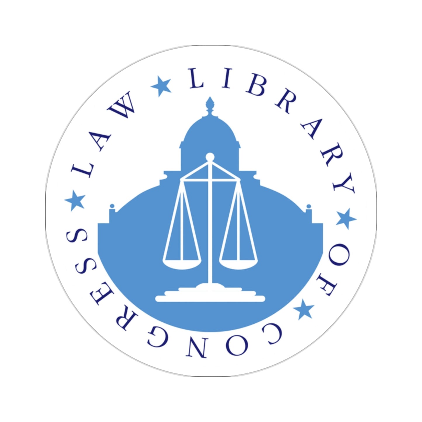 United States Law Library Of Congress STICKER Vinyl Die-Cut Decal-2 Inch-The Sticker Space