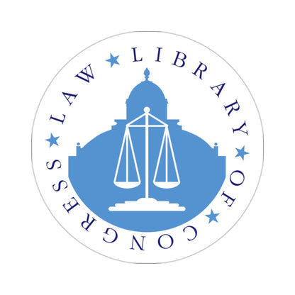 United States Law Library Of Congress STICKER Vinyl Die-Cut Decal-2 Inch-The Sticker Space