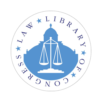 United States Law Library Of Congress STICKER Vinyl Die-Cut Decal-5 Inch-The Sticker Space