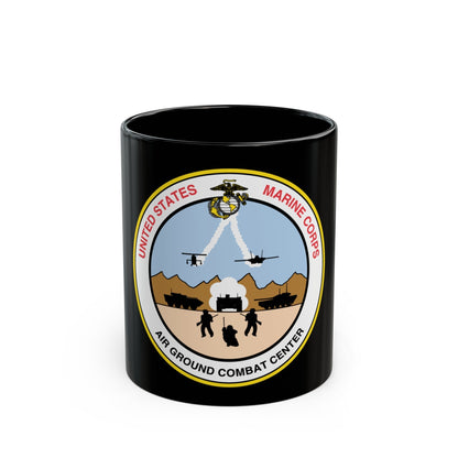 United States Marine Corps Air Ground Combat Center (USMC) Black Coffee Mug-11oz-The Sticker Space