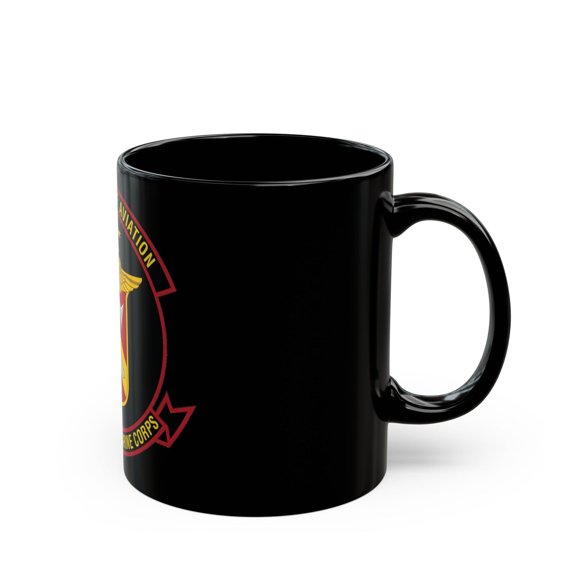 United States Marine Corps Aviation (USMC) Black Coffee Mug-The Sticker Space