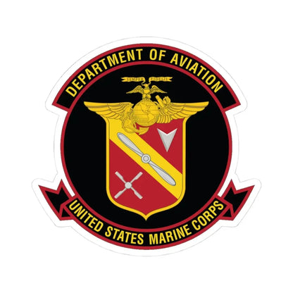 United States Marine Corps Aviation (USMC) STICKER Vinyl Kiss-Cut Decal 3 Inch White - The Sticker Space