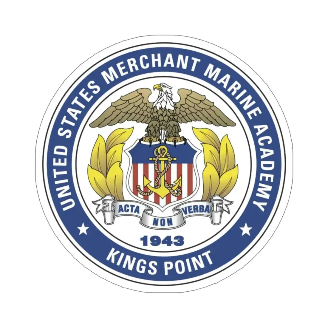 United States Merchant Marine Academy STICKER Vinyl Die-Cut Decal 4 Inch - The Sticker Space