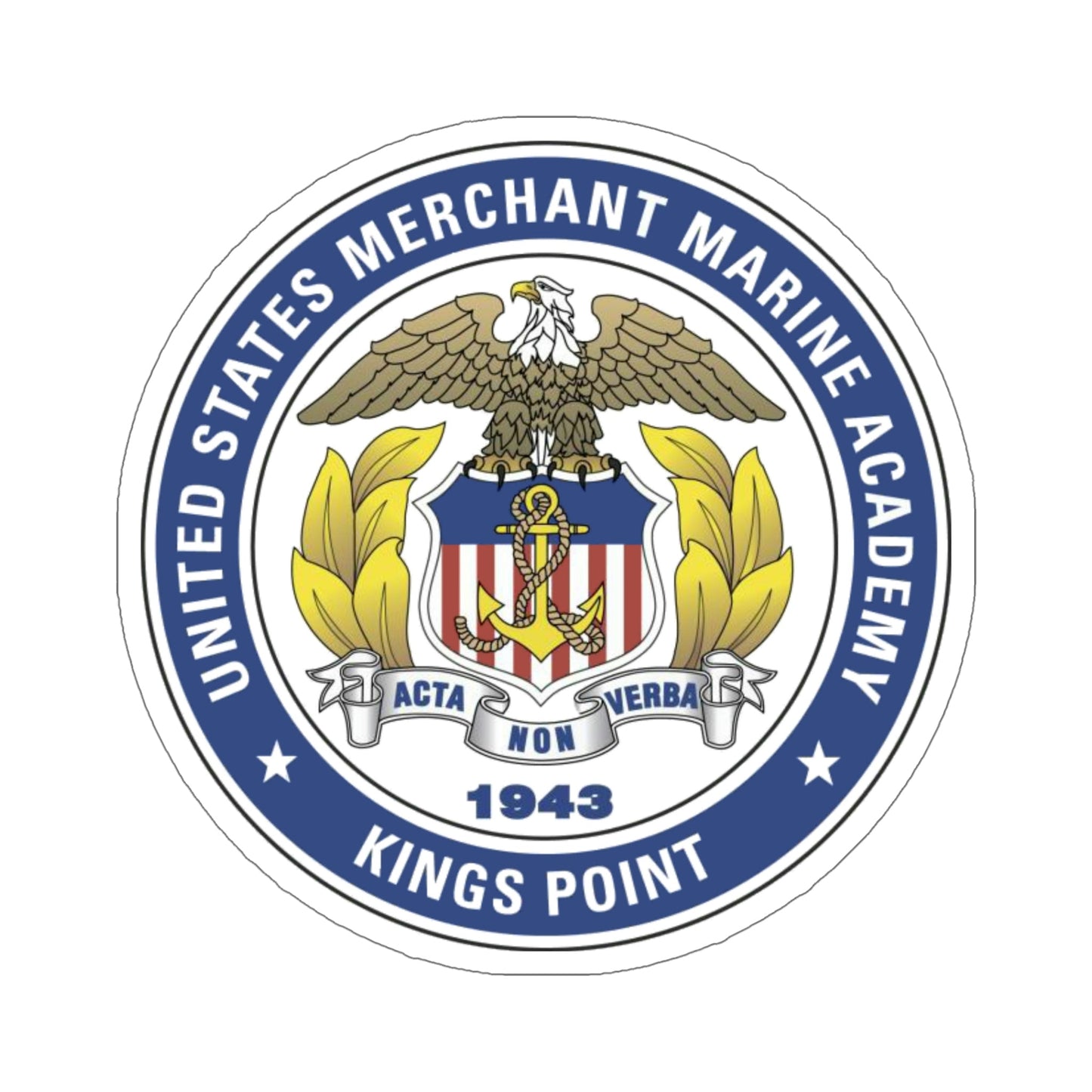 United States Merchant Marine Academy STICKER Vinyl Die-Cut Decal-6 Inch-The Sticker Space