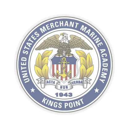 United States Merchant Marine Academy - STICKER Vinyl Kiss-Cut Decal 4 Inch Transparent - The Sticker Space