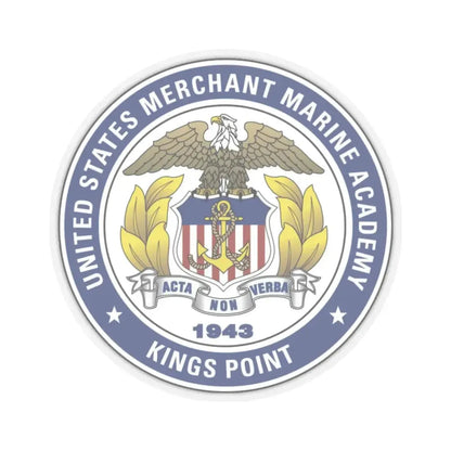 United States Merchant Marine Academy - STICKER Vinyl Kiss-Cut Decal 6 Inch Transparent - The Sticker Space