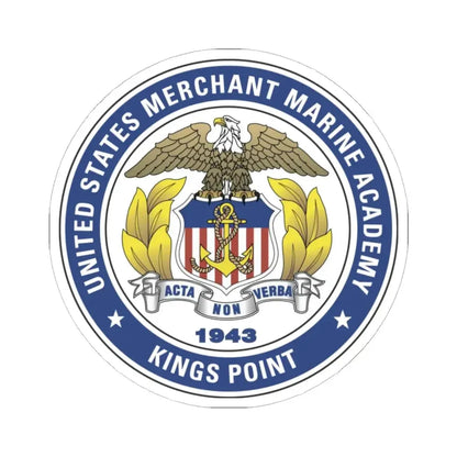 United States Merchant Marine Academy - STICKER Vinyl Kiss-Cut Decal 6 Inch White - The Sticker Space