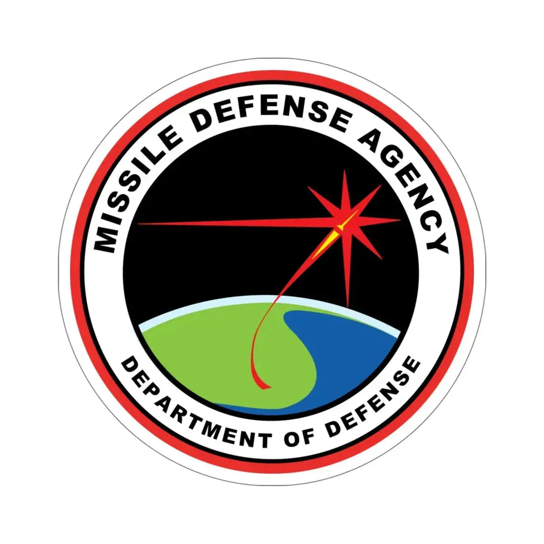 United States Missile Defense Agency STICKER Vinyl Die-Cut Decal 6 Inch - The Sticker Space