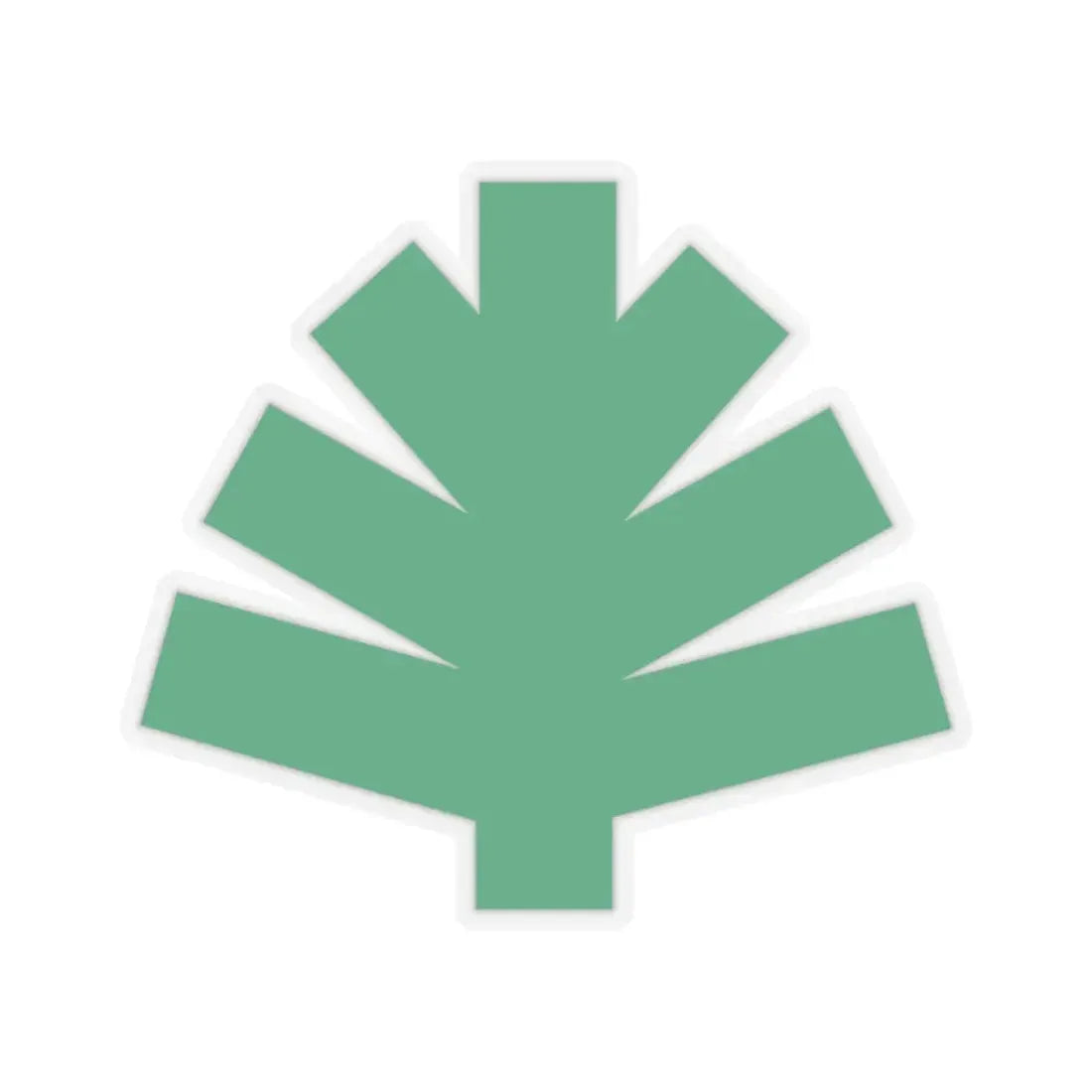 United States National Arboretum - STICKER Vinyl Kiss-Cut Decal 3 Inch Transparent - The Sticker Space