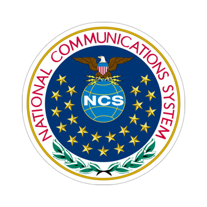 United States National Communications System STICKER Vinyl Die-Cut Decal-3 Inch-The Sticker Space