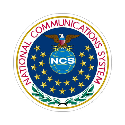 United States National Communications System STICKER Vinyl Die-Cut Decal 3 Inch - The Sticker Space