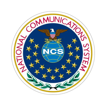 United States National Communications System STICKER Vinyl Die-Cut Decal 6 Inch - The Sticker Space