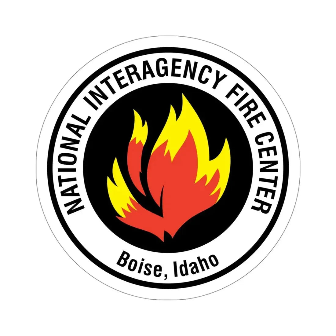 United States National Interagency Fire Center STICKER Vinyl Die-Cut Decal 4 Inch - The Sticker Space