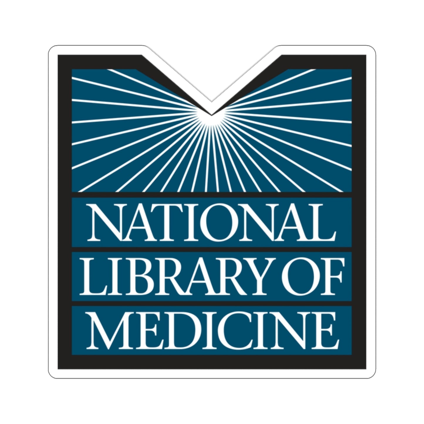 United States National Library Of Medicine STICKER Vinyl Die-Cut Decal-2 Inch-The Sticker Space