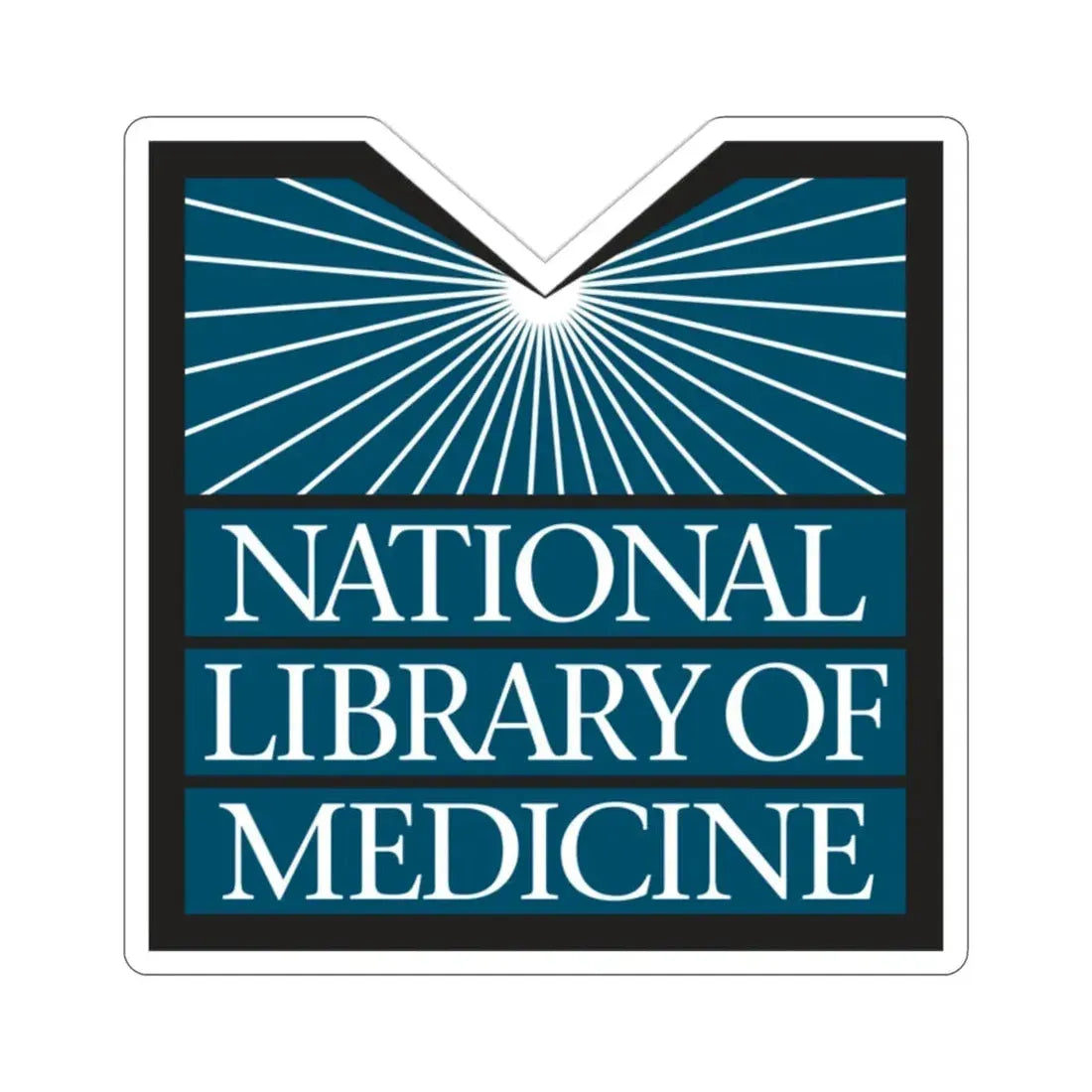 United States National Library Of Medicine STICKER Vinyl Die-Cut Decal 2 Inch - The Sticker Space