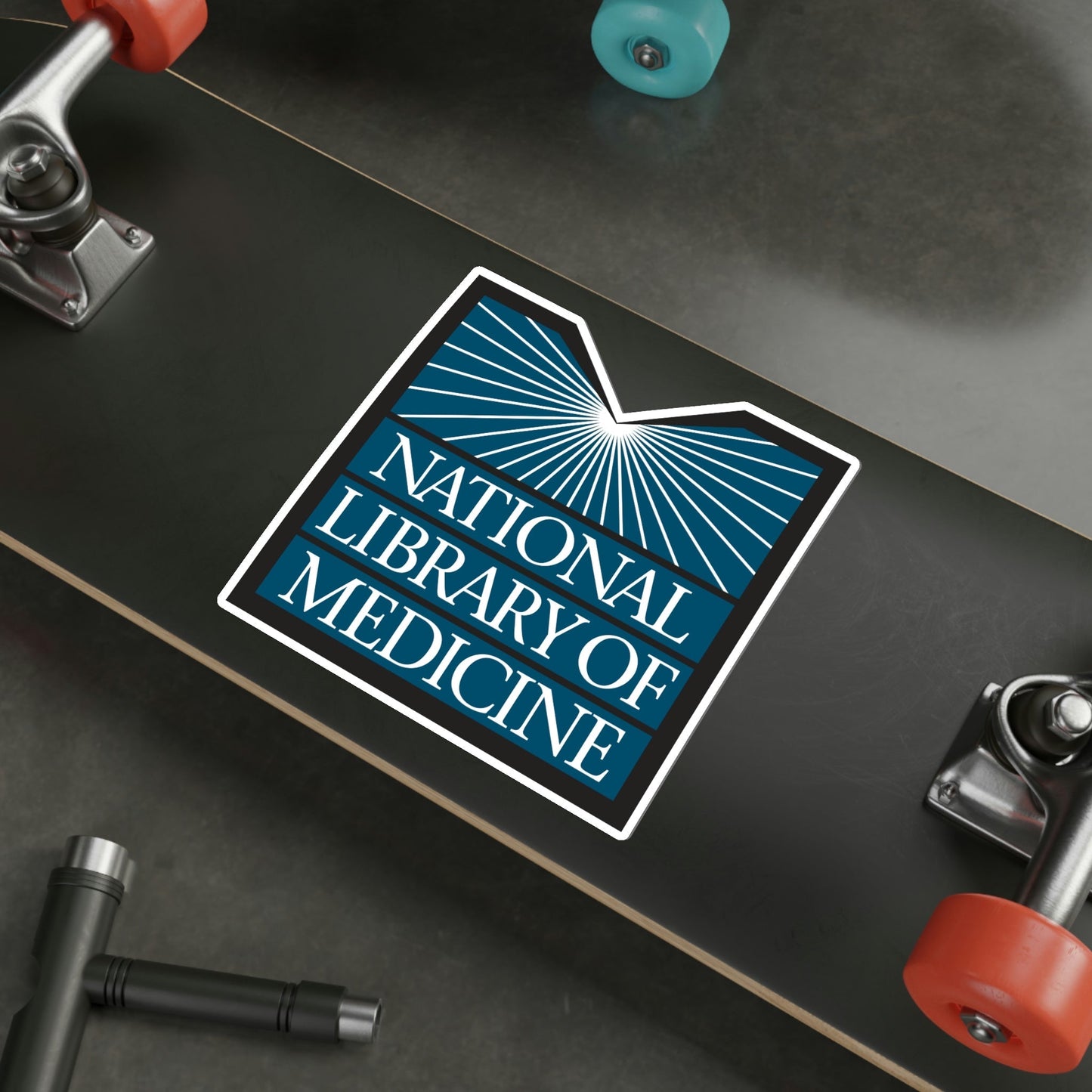 United States National Library Of Medicine STICKER Vinyl Die-Cut Decal-The Sticker Space