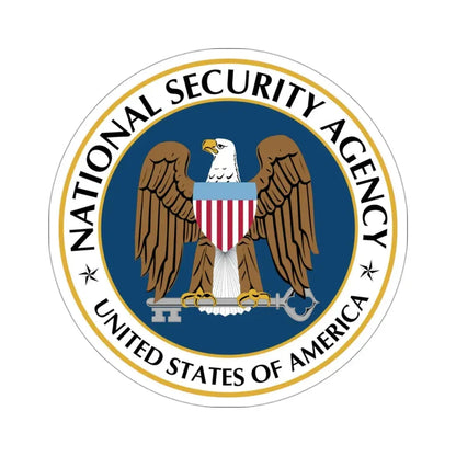 United States National Security Agency STICKER Vinyl Die-Cut Decal 3 Inch - The Sticker Space