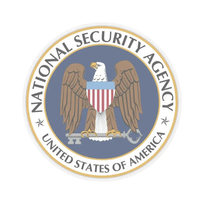 United States National Security Agency - STICKER Vinyl Kiss-Cut Decal 4 Inch Transparent - The Sticker Space
