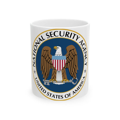 United States National Security Agency - White Coffee Mug-11oz-The Sticker Space