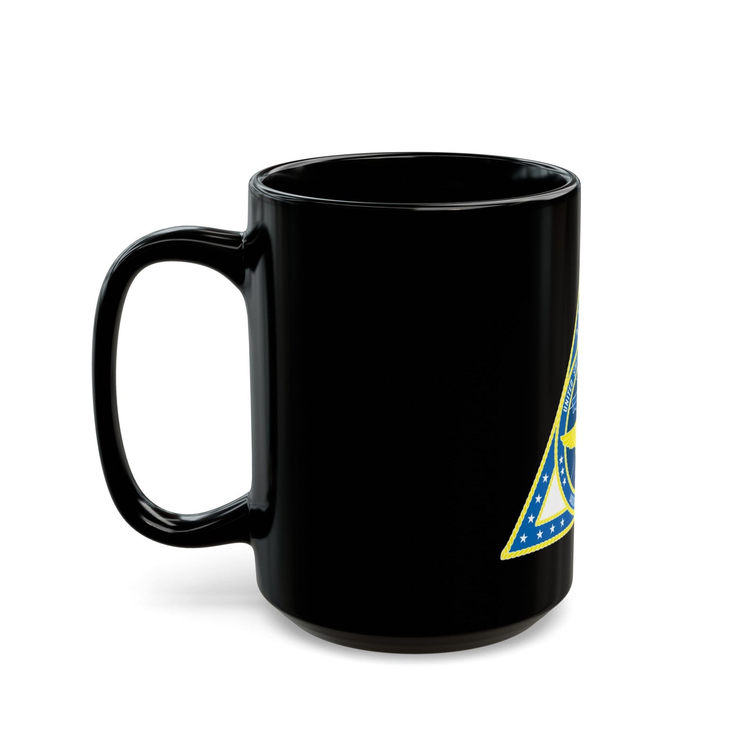 United States Naval Air Station Jacksonville FL (U.S. Navy) Black Coffee Mug-The Sticker Space