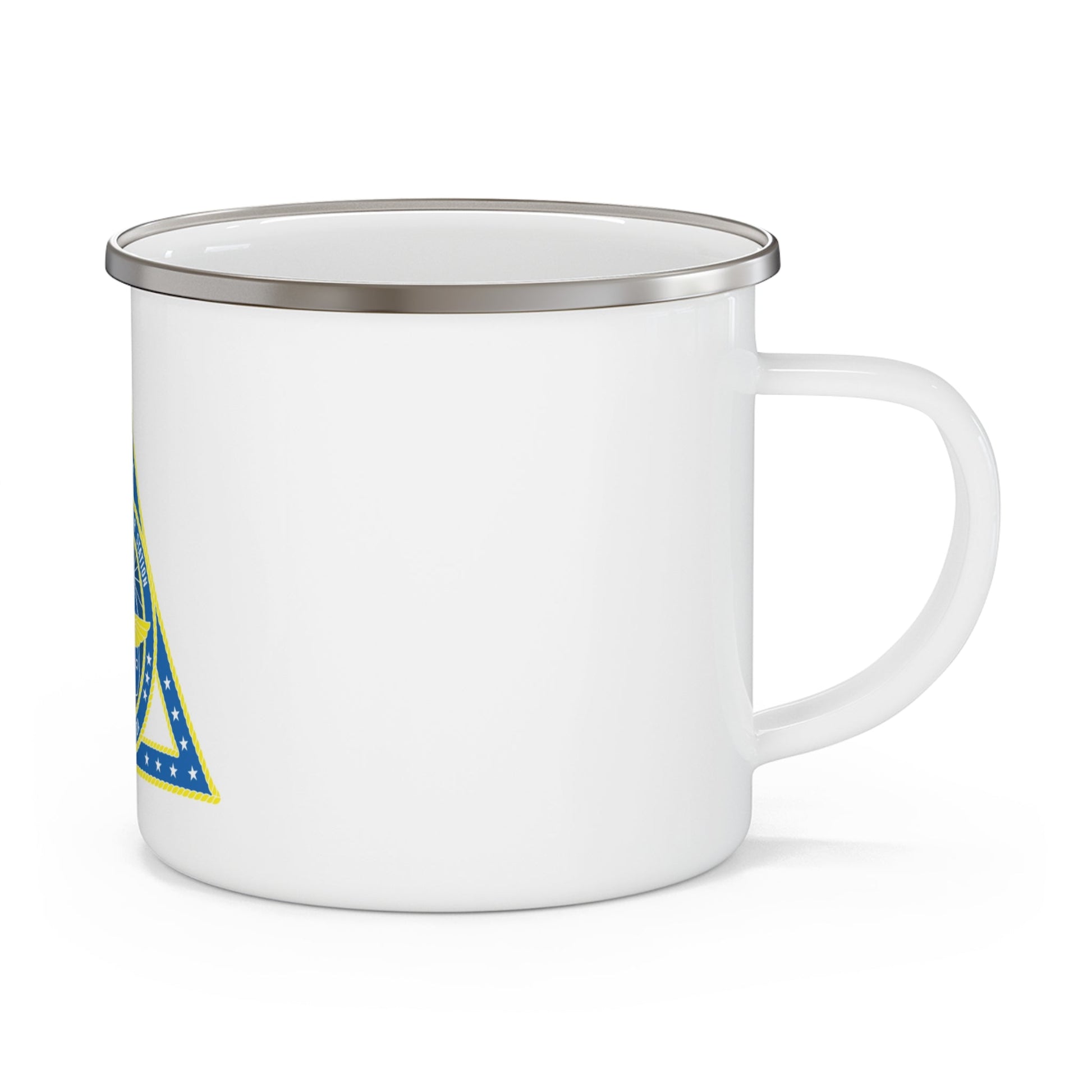 United States Naval Air Station Jacksonville FL (U.S. Navy) Enamel Mug 12oz-12oz-The Sticker Space