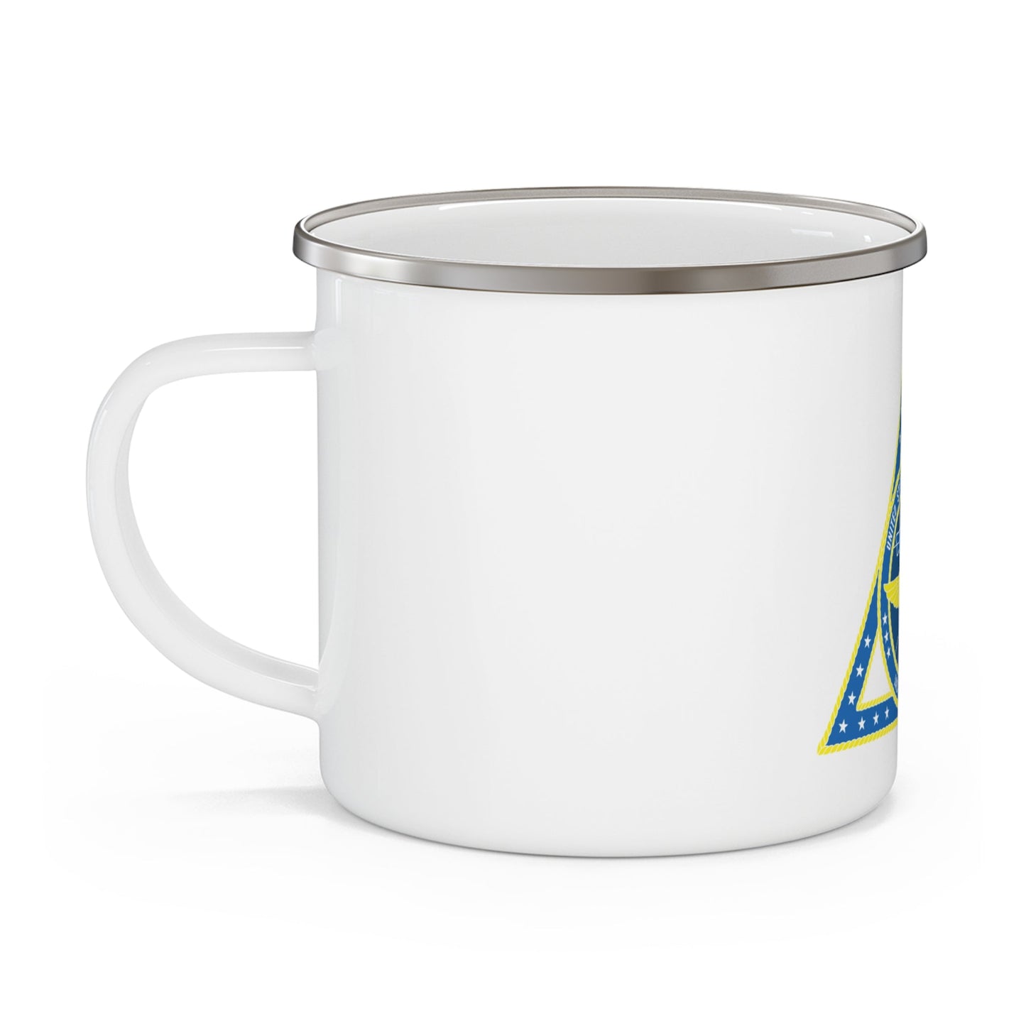 United States Naval Air Station Jacksonville FL (U.S. Navy) Enamel Mug 12oz-12oz-The Sticker Space