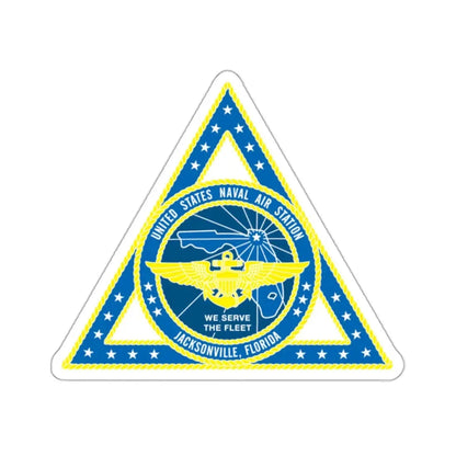 United States Naval Air Station Jacksonville FL (U.S. Navy) STICKER Vinyl Kiss-Cut Decal 2 Inch White - The Sticker Space
