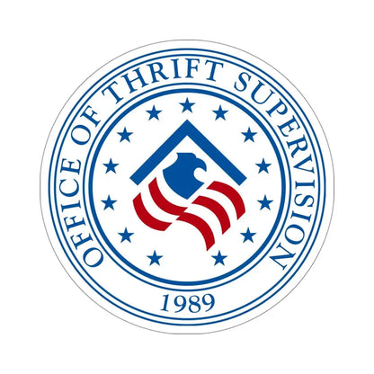 United States Office of Thrift Supervision STICKER Vinyl Die-Cut Decal 5 Inch - The Sticker Space