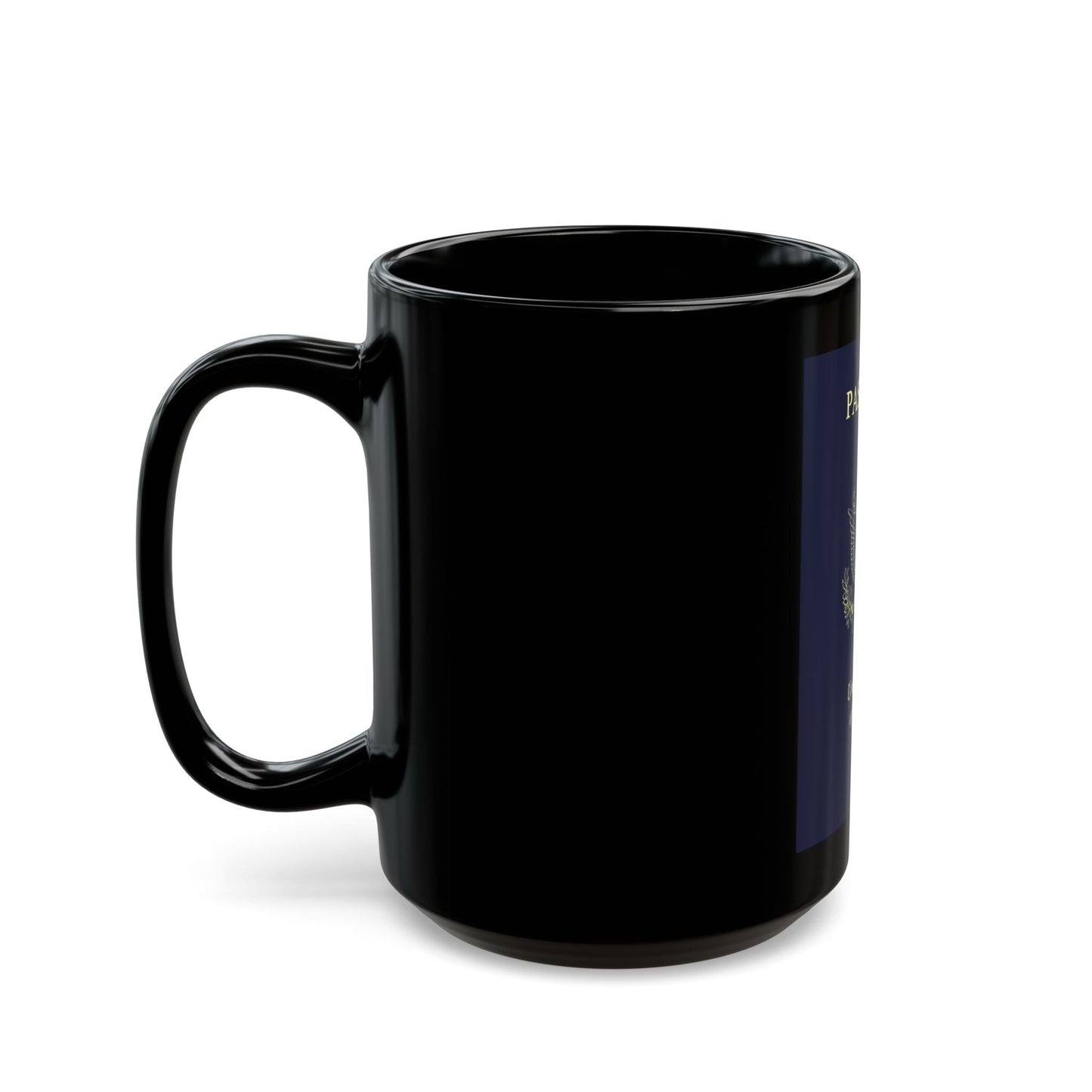 United States Passport - Black Coffee Mug