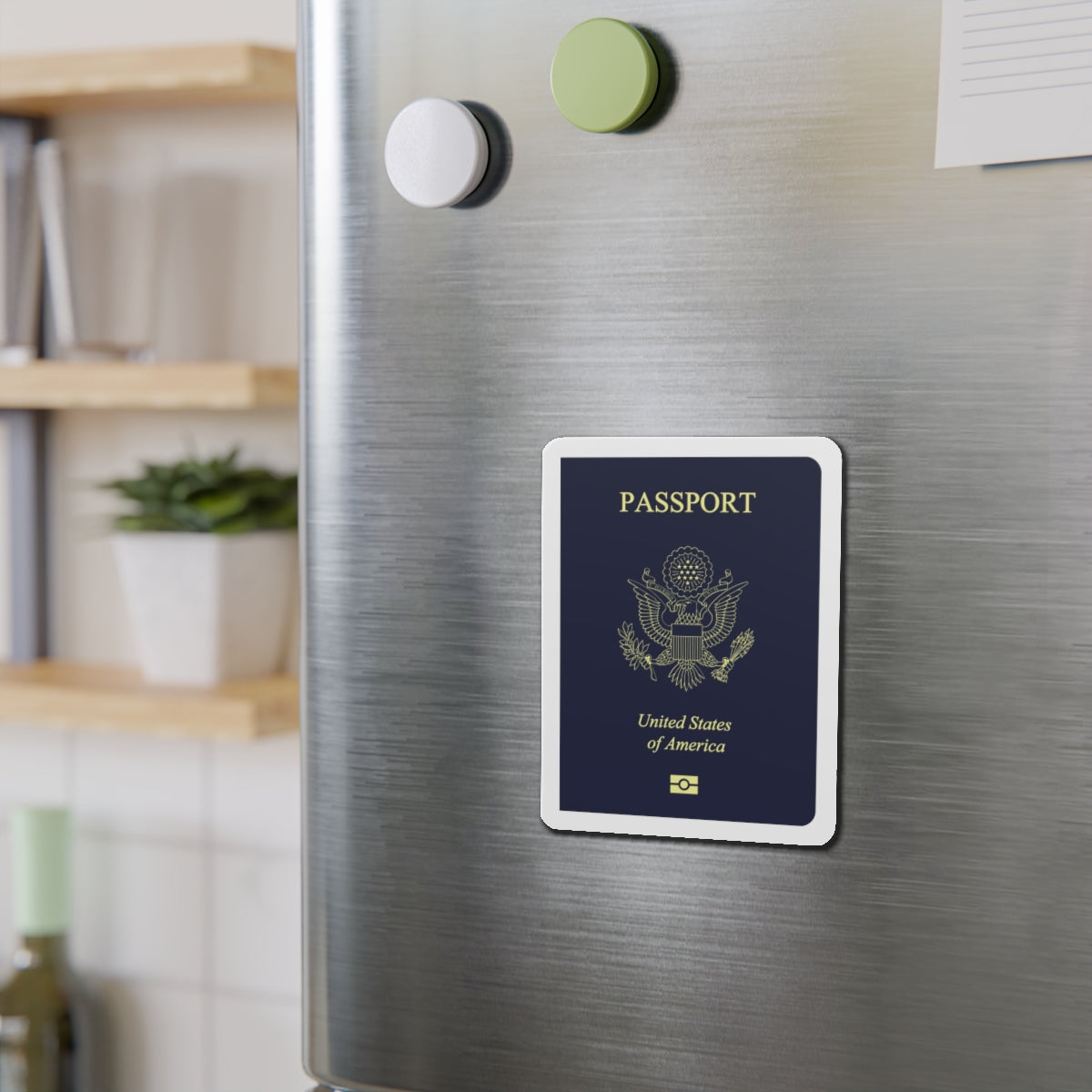 United States Passport - Die-Cut Magnet-The Sticker Space