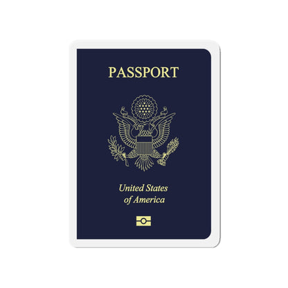 United States Passport - Die-Cut Magnet-4" x 4"-The Sticker Space